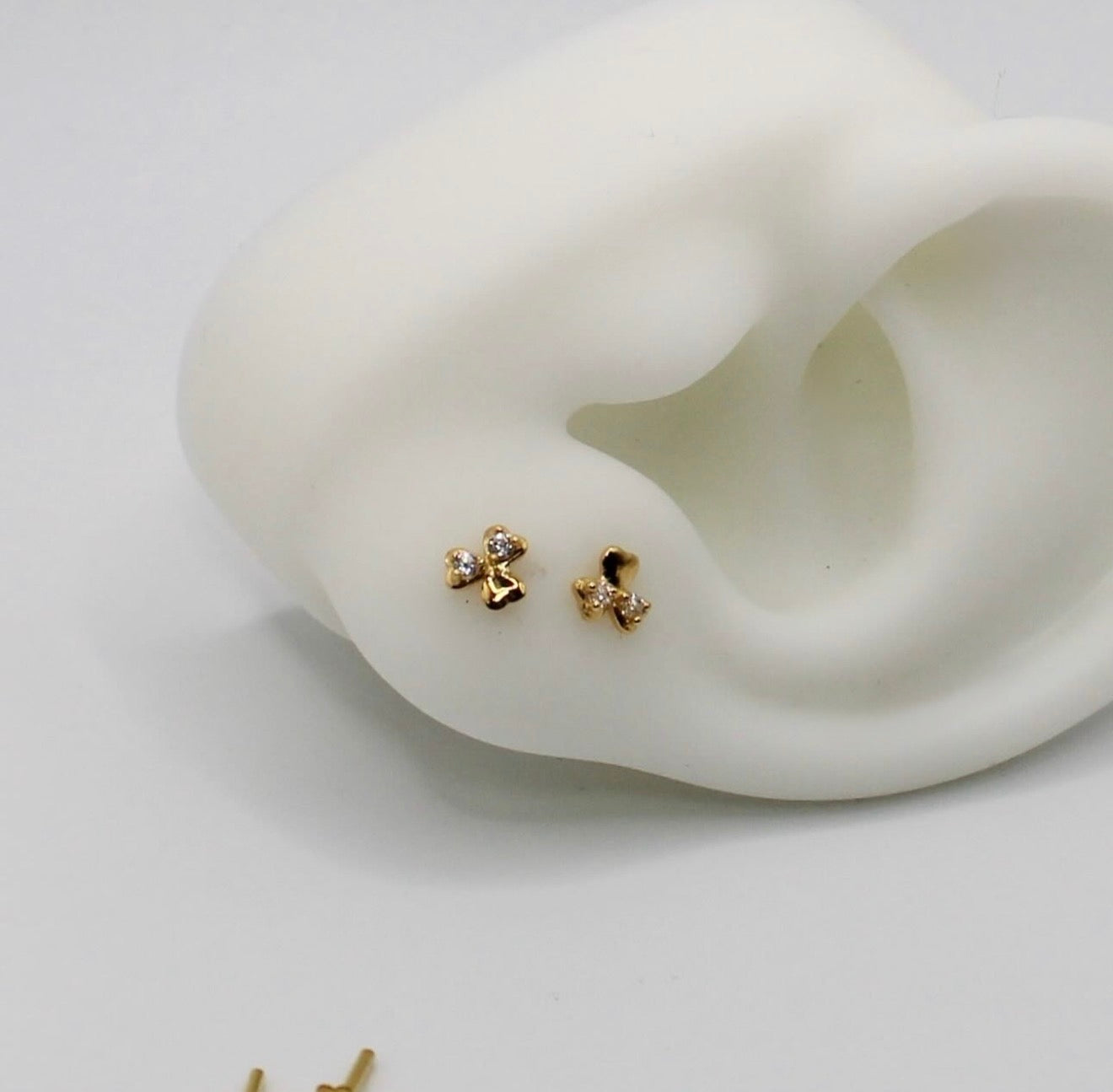 Triple Heart Stud | Single Piece