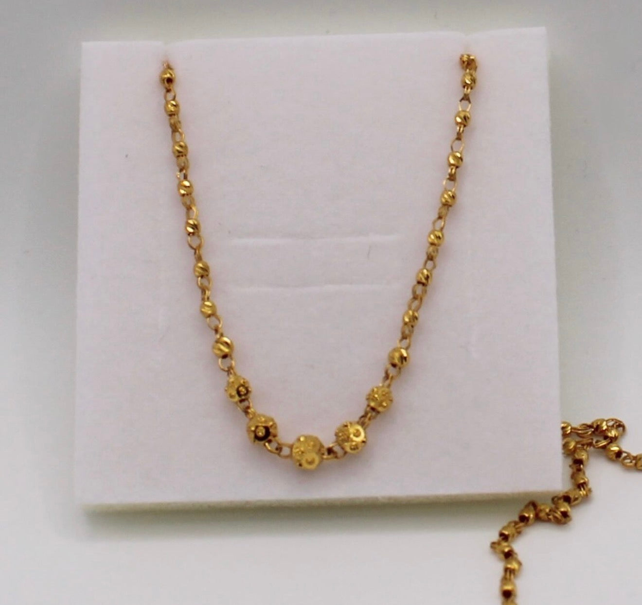 Dainty Beaded Necklace | 20.8inched