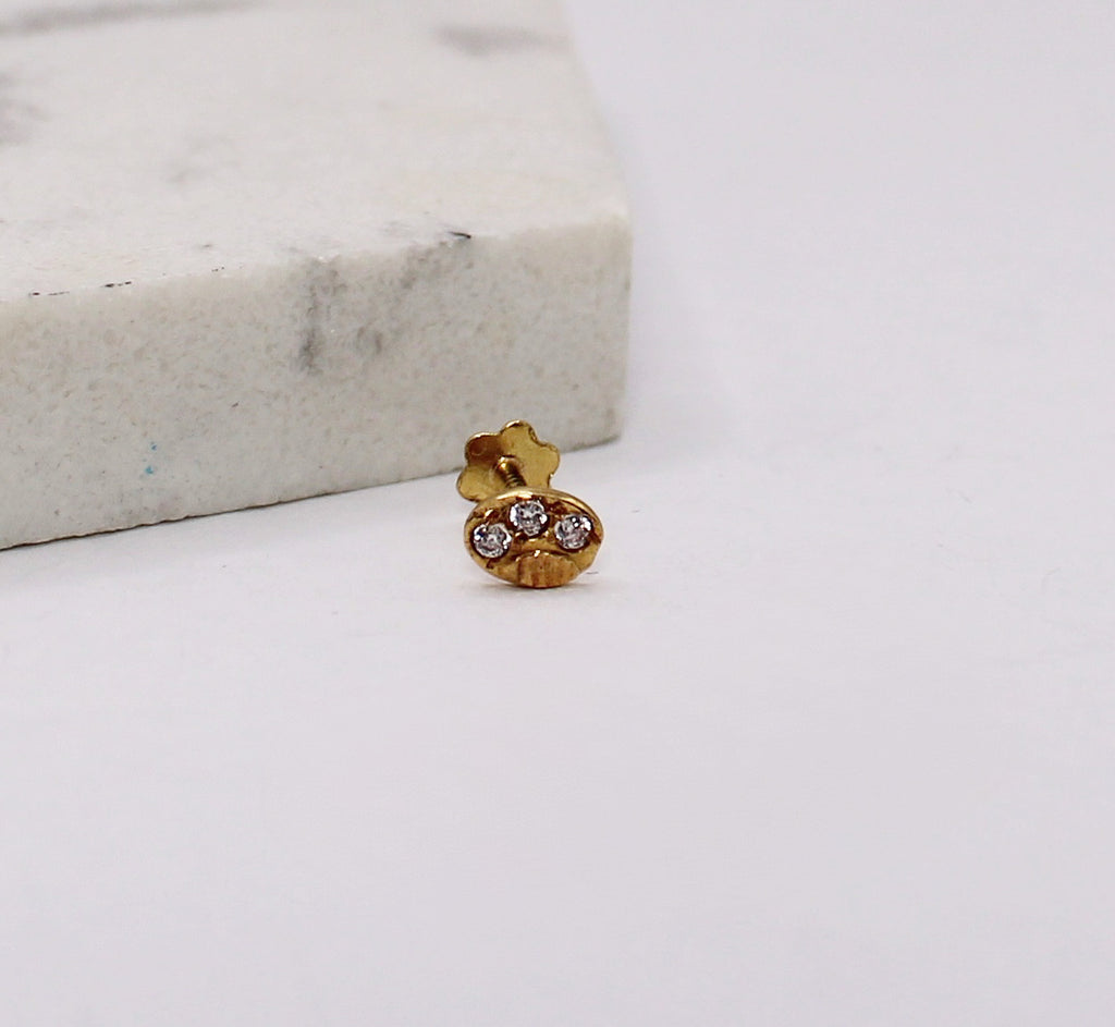 Mini Oval Stud