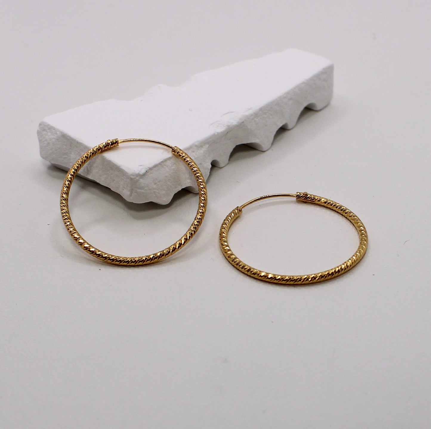 22carat Dainty and Sparkly Hoops