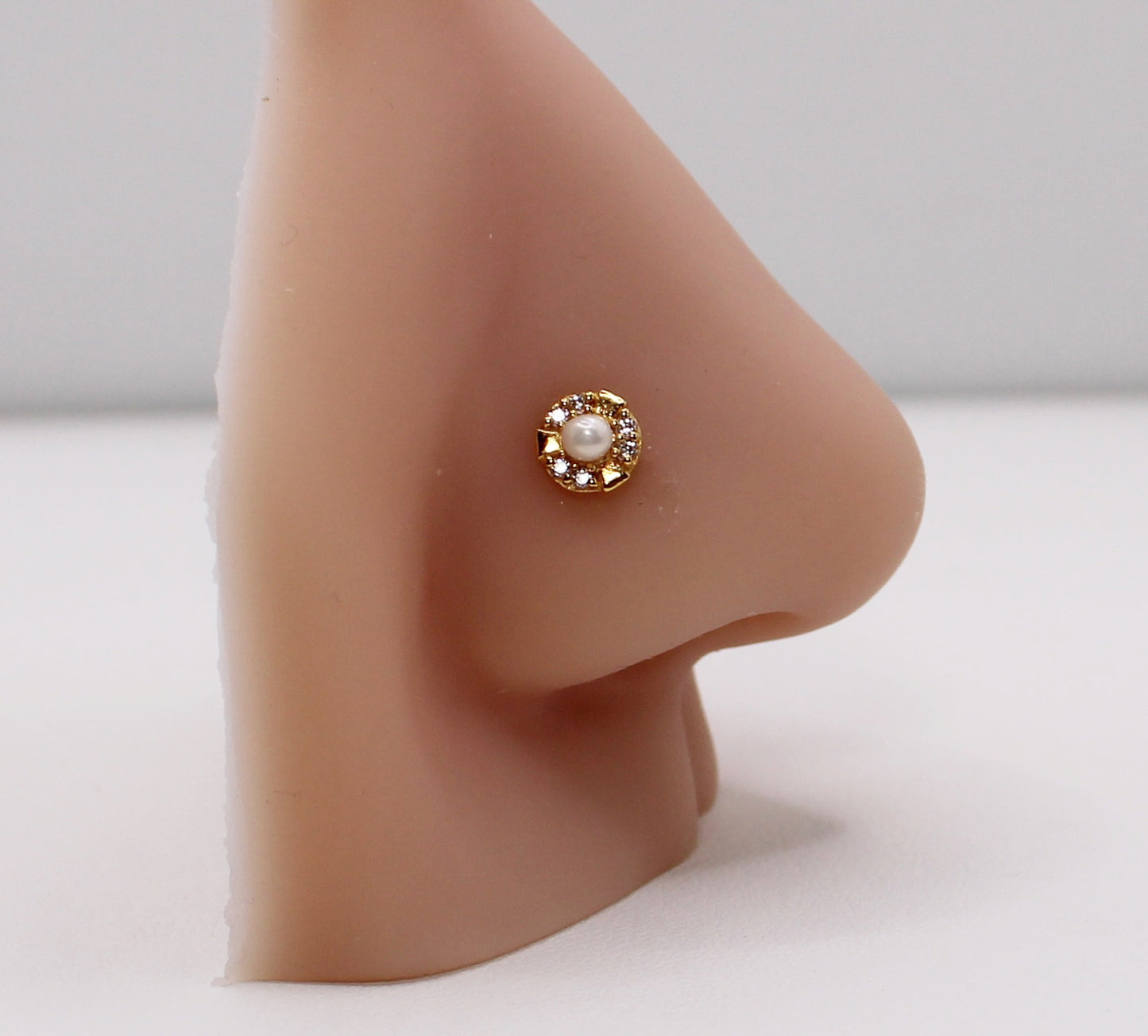 14carat Pearl Stud