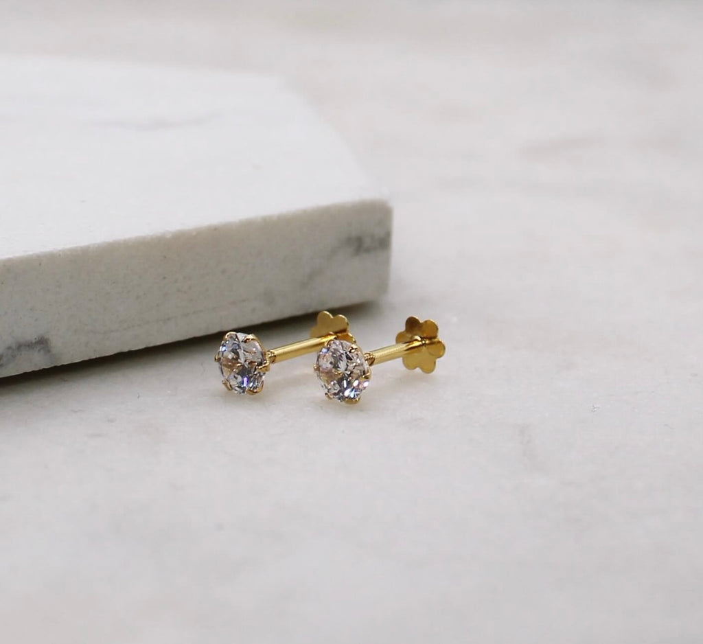 Cubic Zirconia Studs