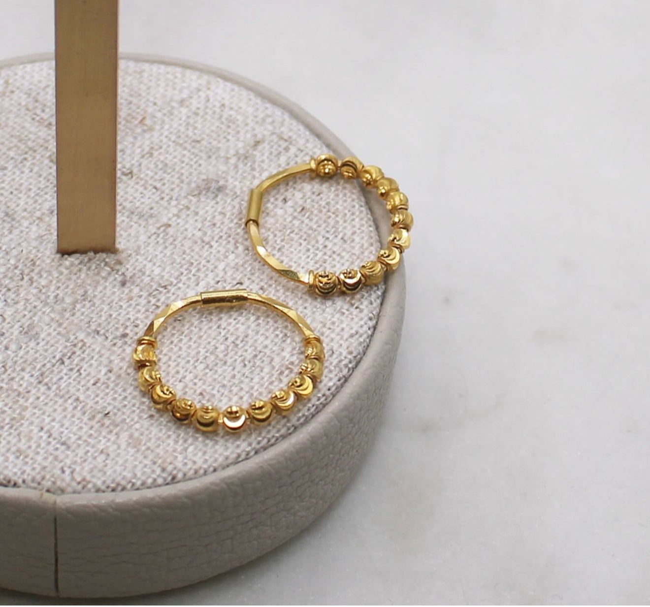 Dainty Ball Hoops