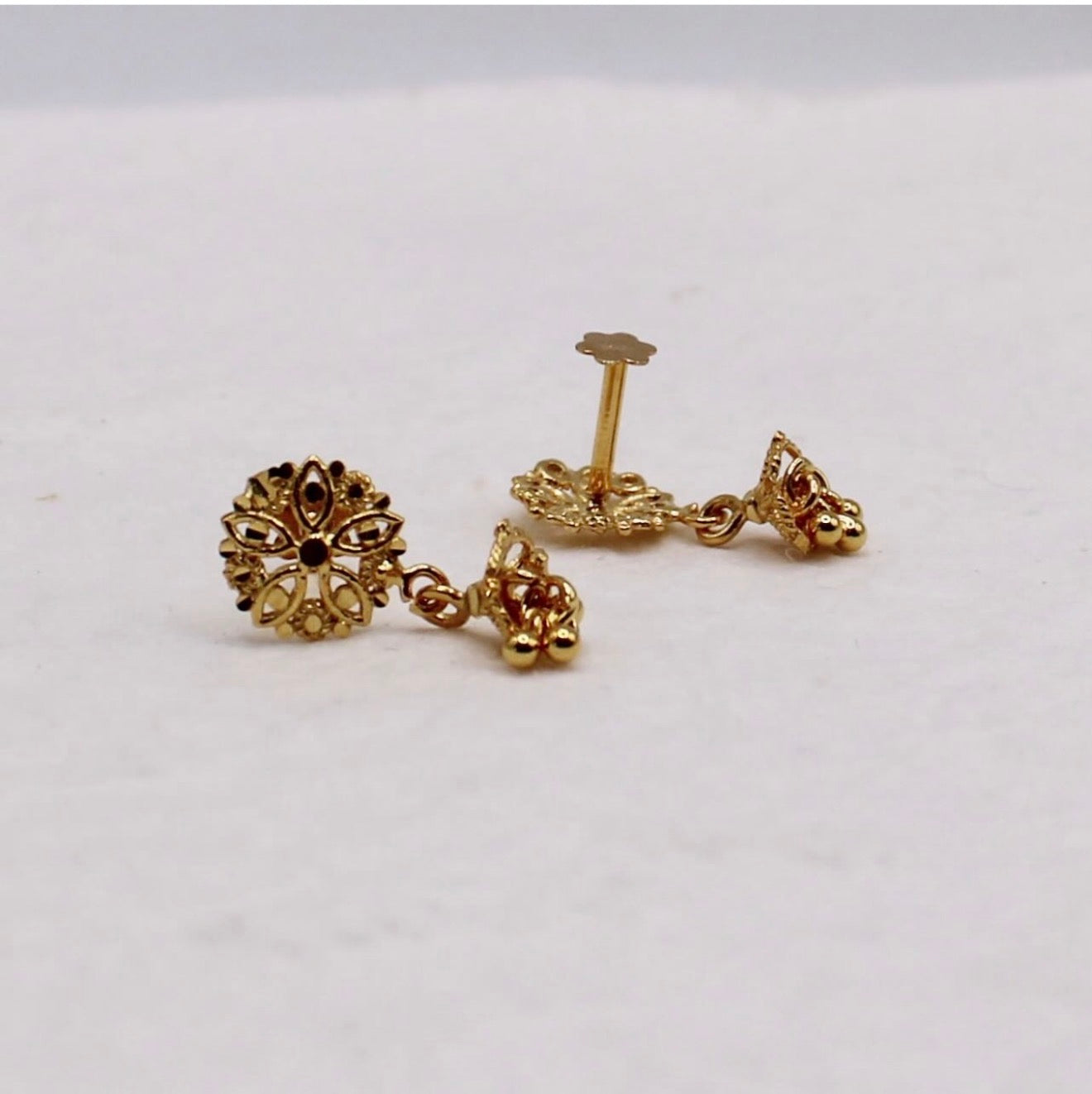 Super-mini Leaf Detail Jhumkas