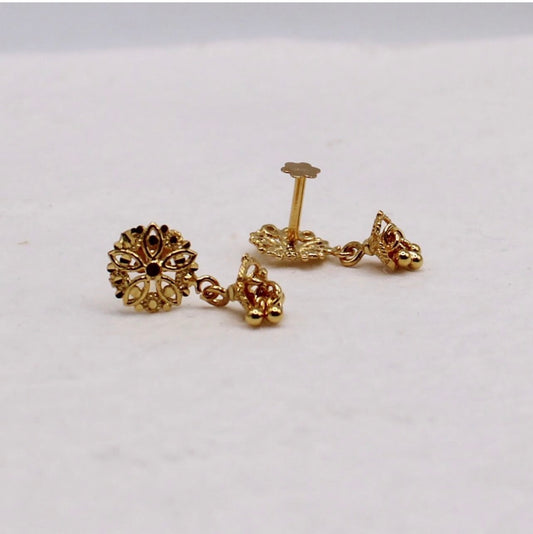 Super-mini Leaf Detail Jhumkas
