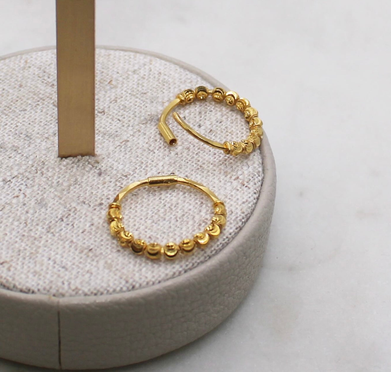 Dainty Ball Hoops