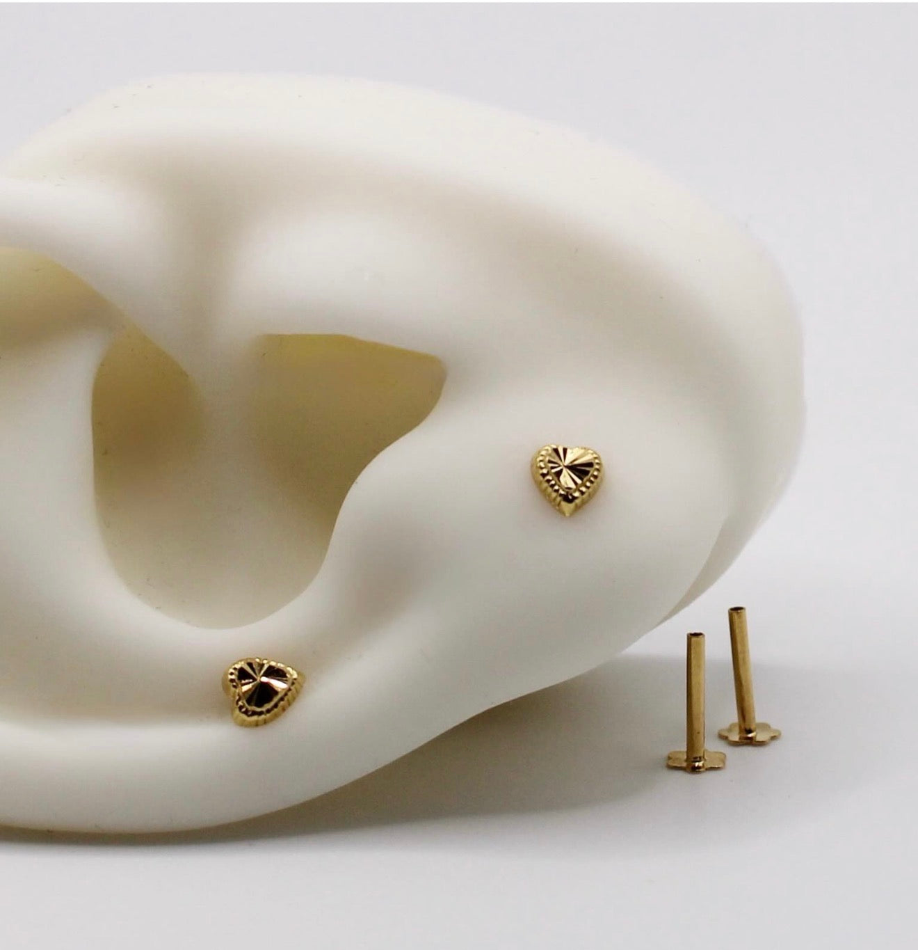 Heart Studs | 4mm