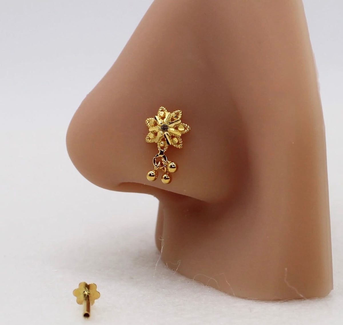 Flowery Dangly Stud | single piece