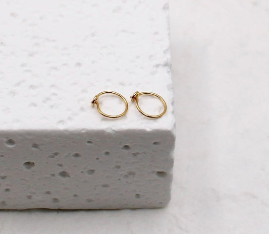 Super-Tiny Thin Hoops | 6mm