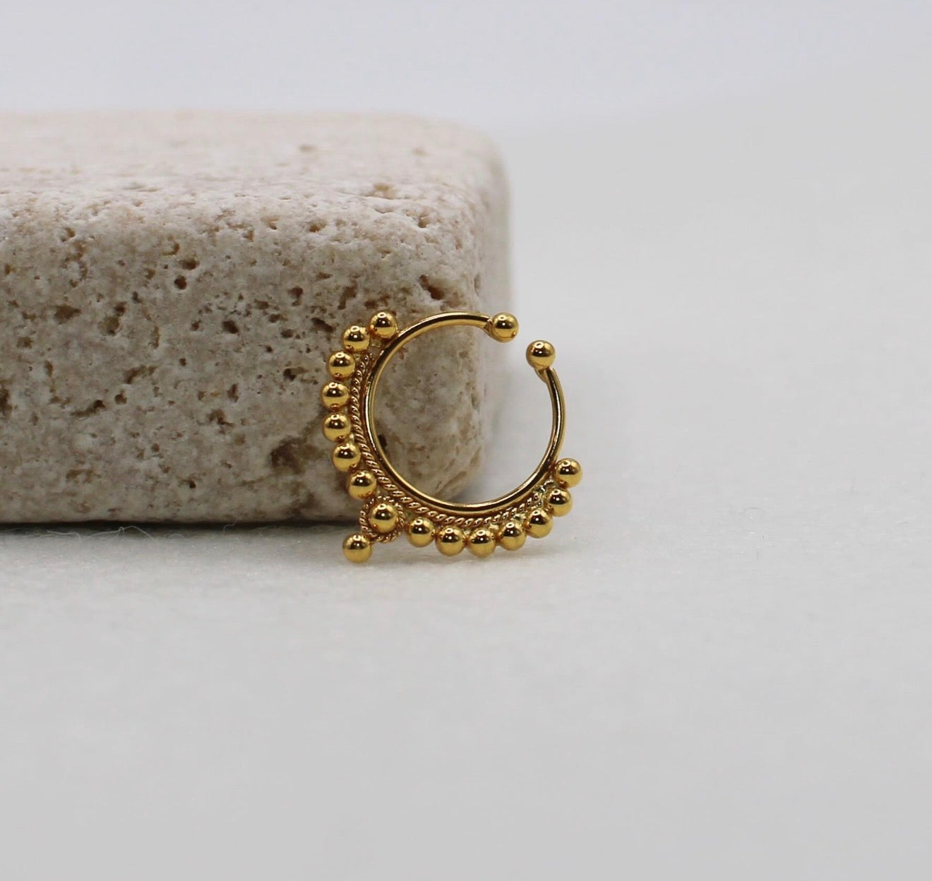 No pierce Septum Hoop | 18carat