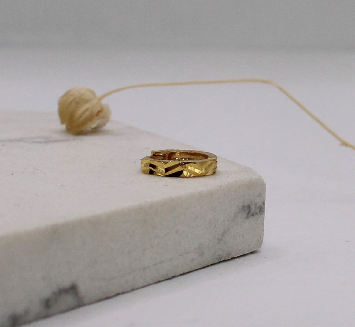 Solid Detailed Hoop | 7mm