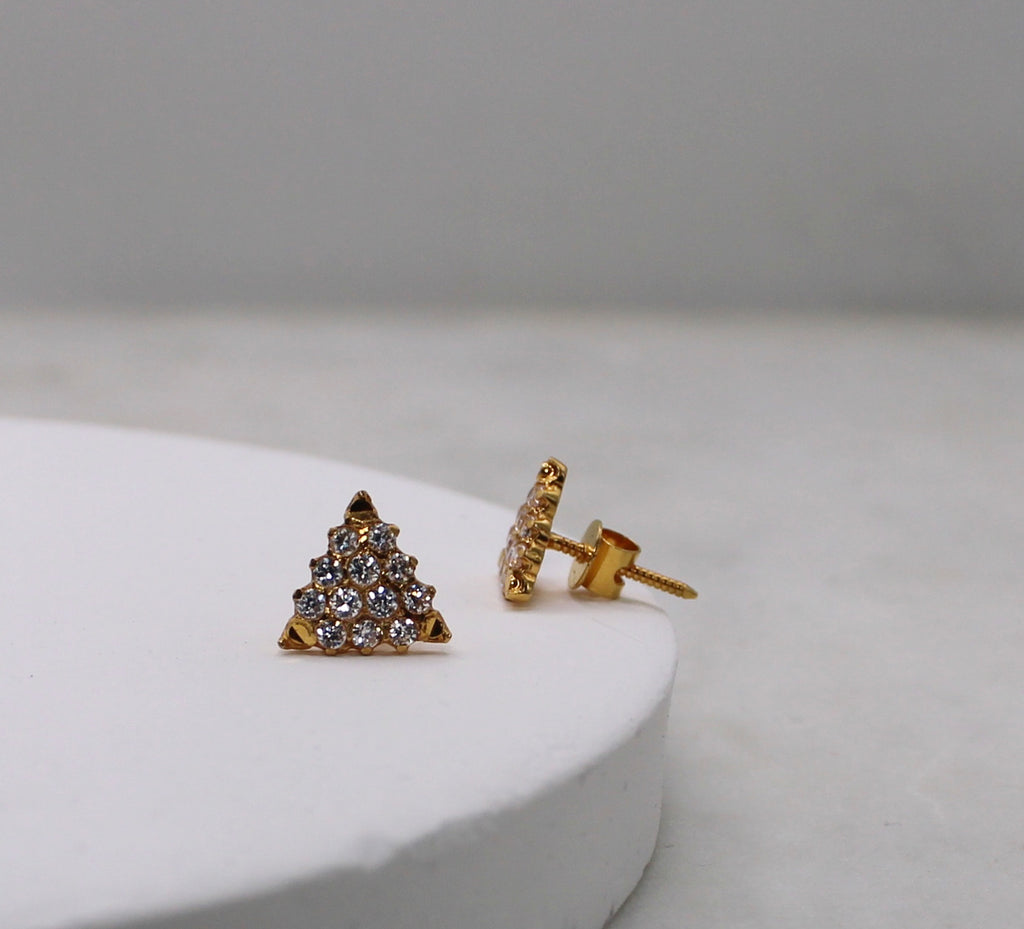 Triangle 18carat Studs