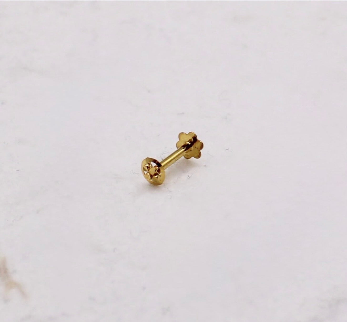 Gold Halo Stud