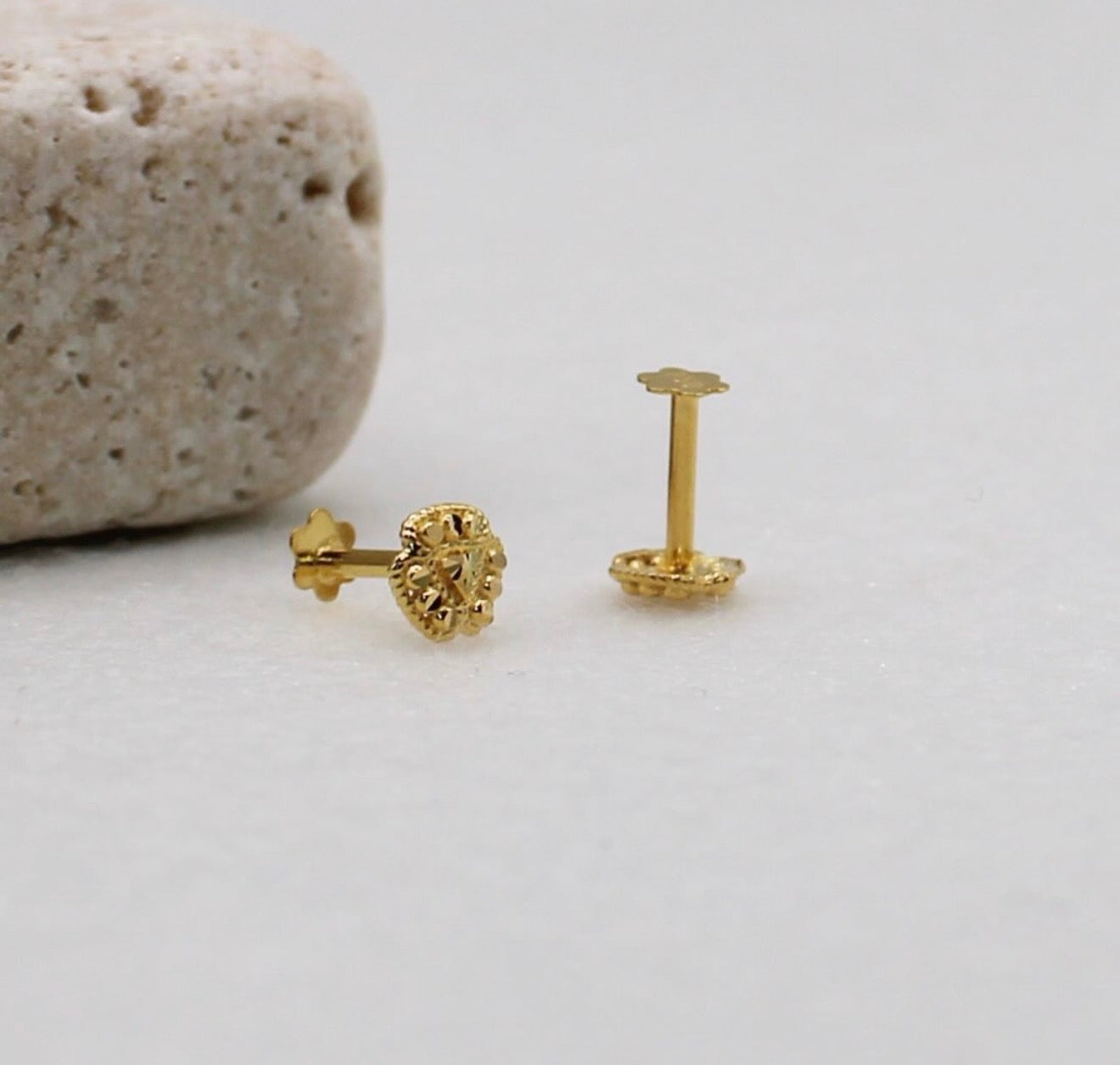Small Golden Studs | 18carat