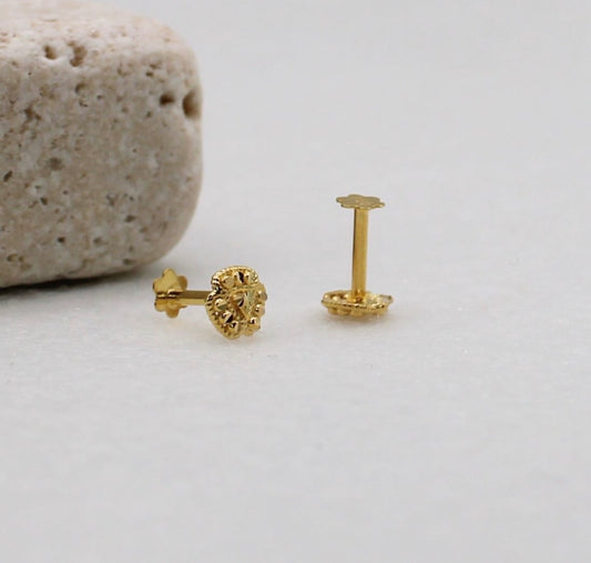Small Golden Studs | 18carat