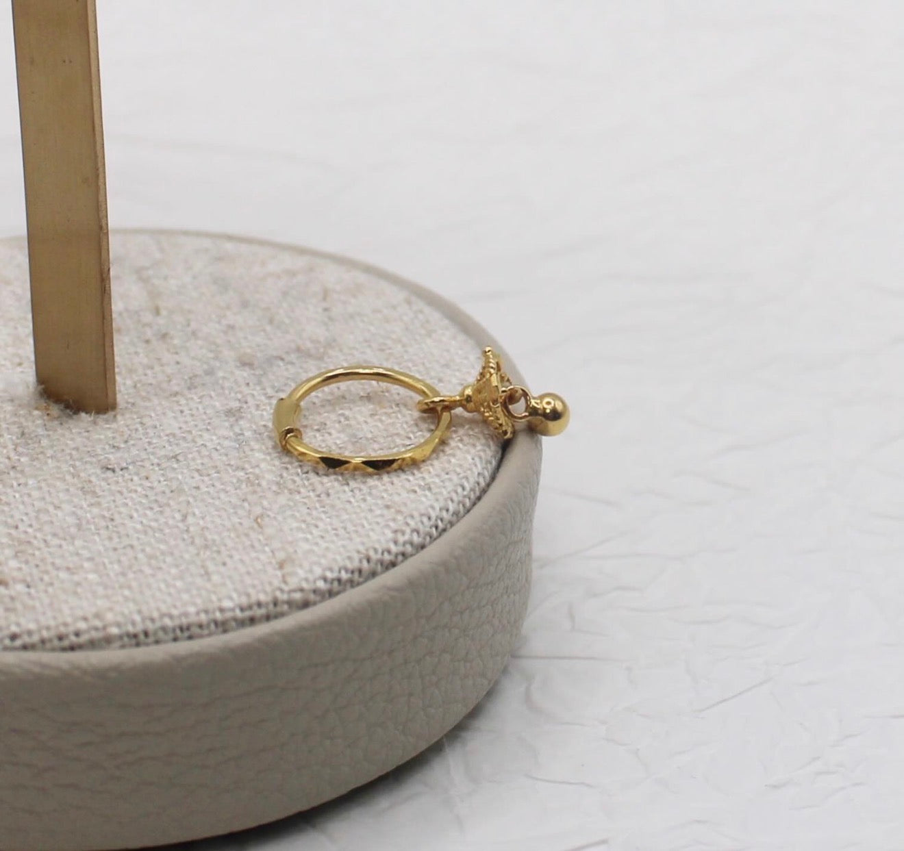 Micro-Jhumka Hoop | 9mm