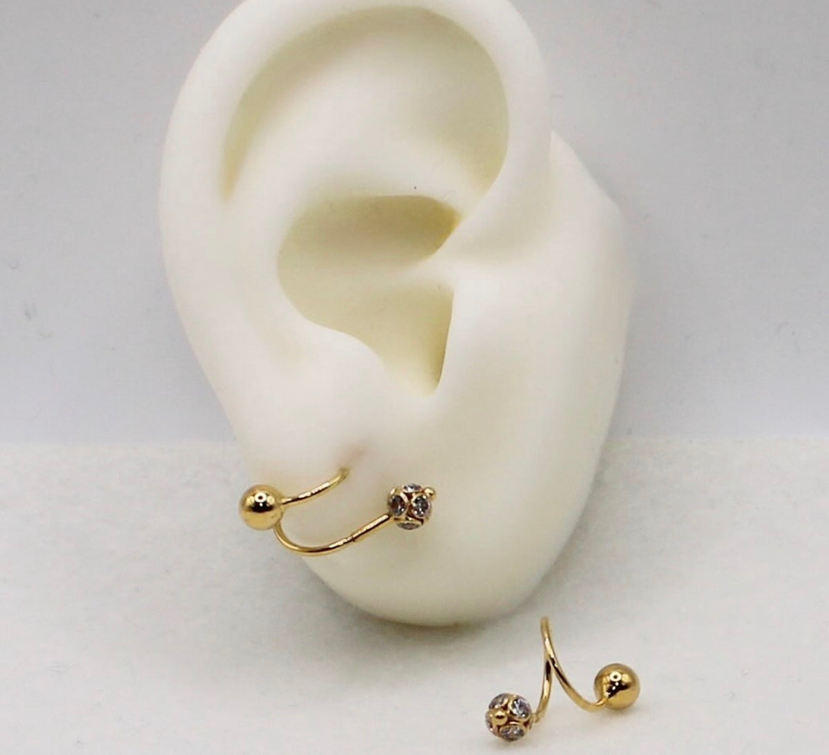 Spiral Ball Earrings | 18carat