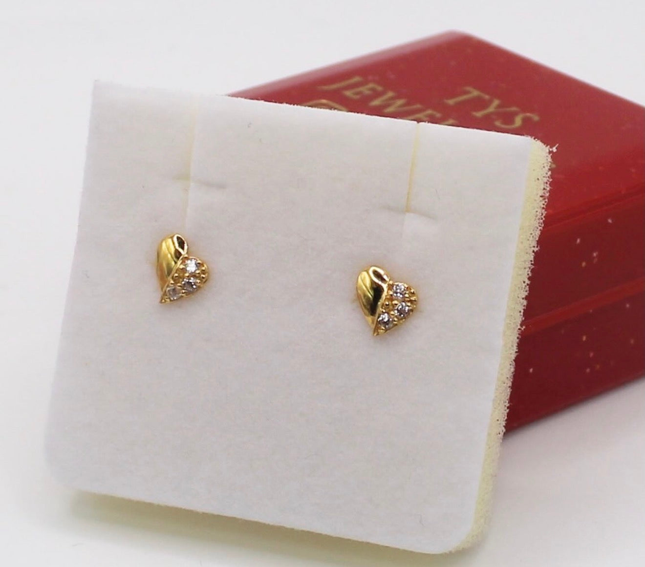 Celeste Heart Studs | 18carat