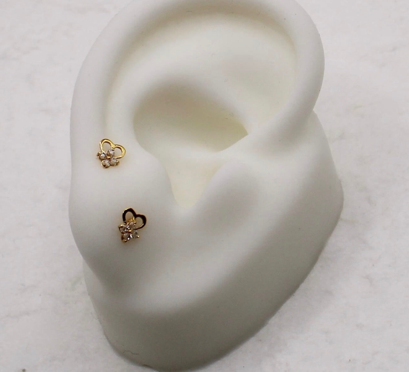 Diamond Heart Stud