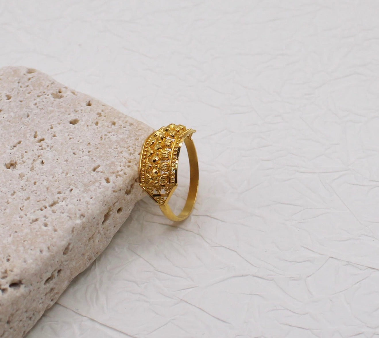 Traditional Gold Ring | Size P