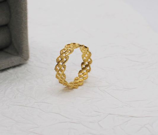 Weave Band Ring | Size O