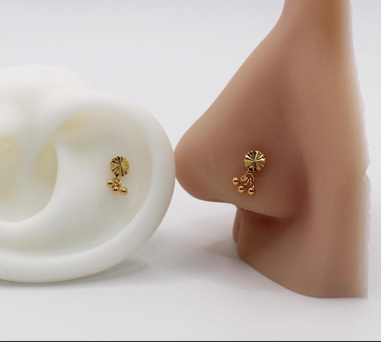 Tiny Dangly Studs