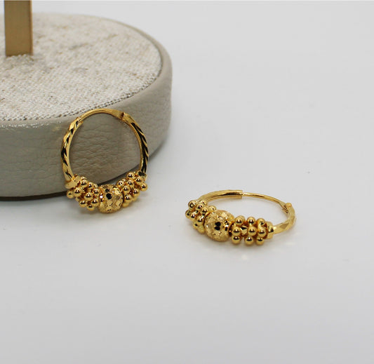 Detailed Hoop Earrings