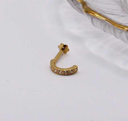 Curve Stud | Single Piece
