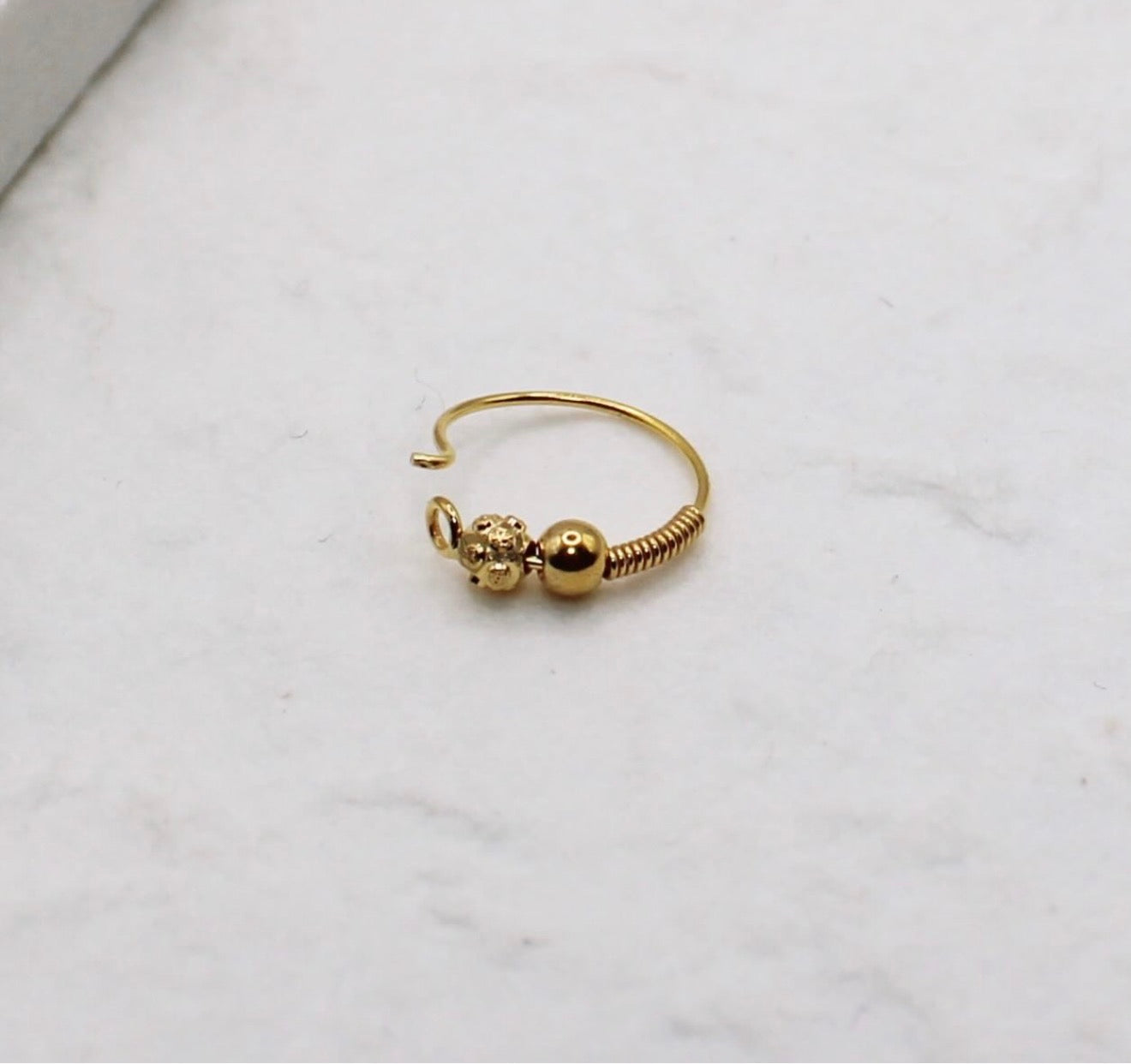 Gold Hoop | 9mm