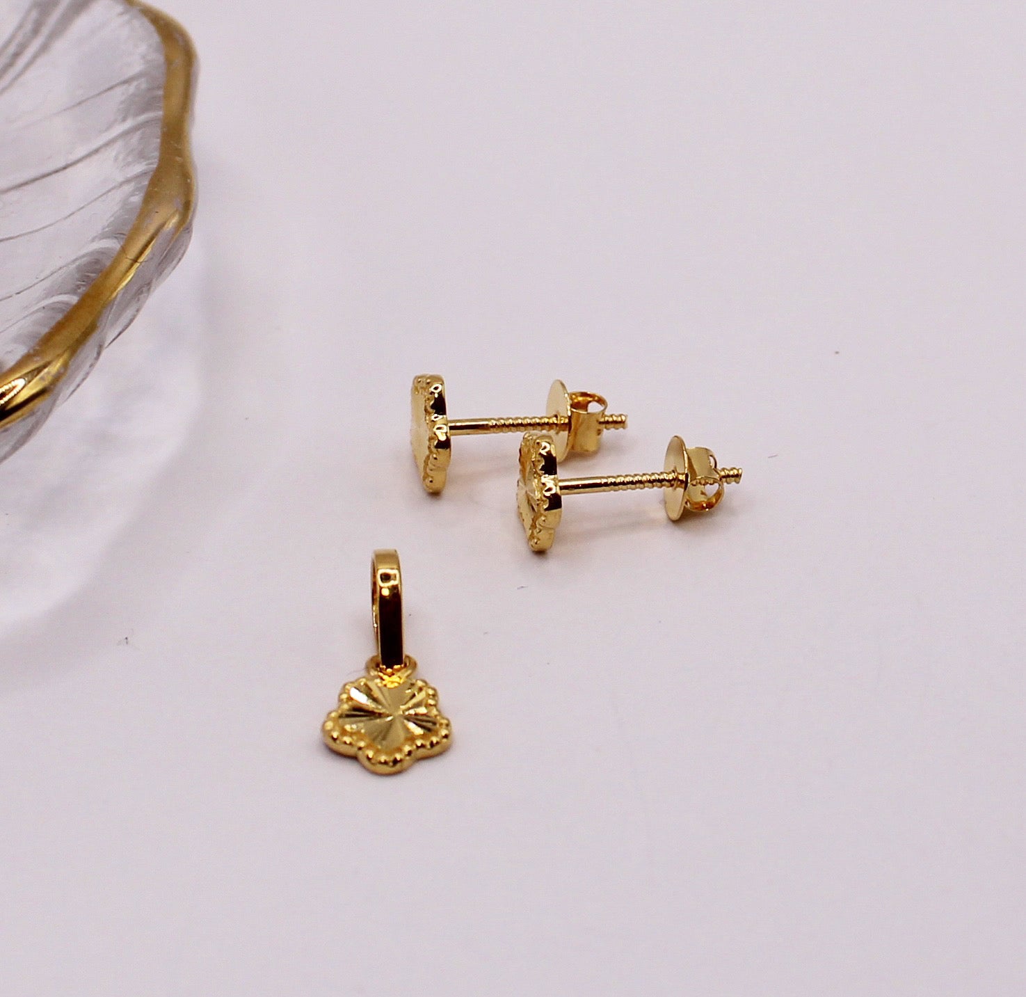 Super Mini Flower Pendant Set