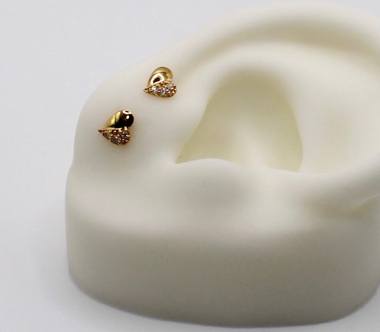 Celeste Heart Studs | 18carat