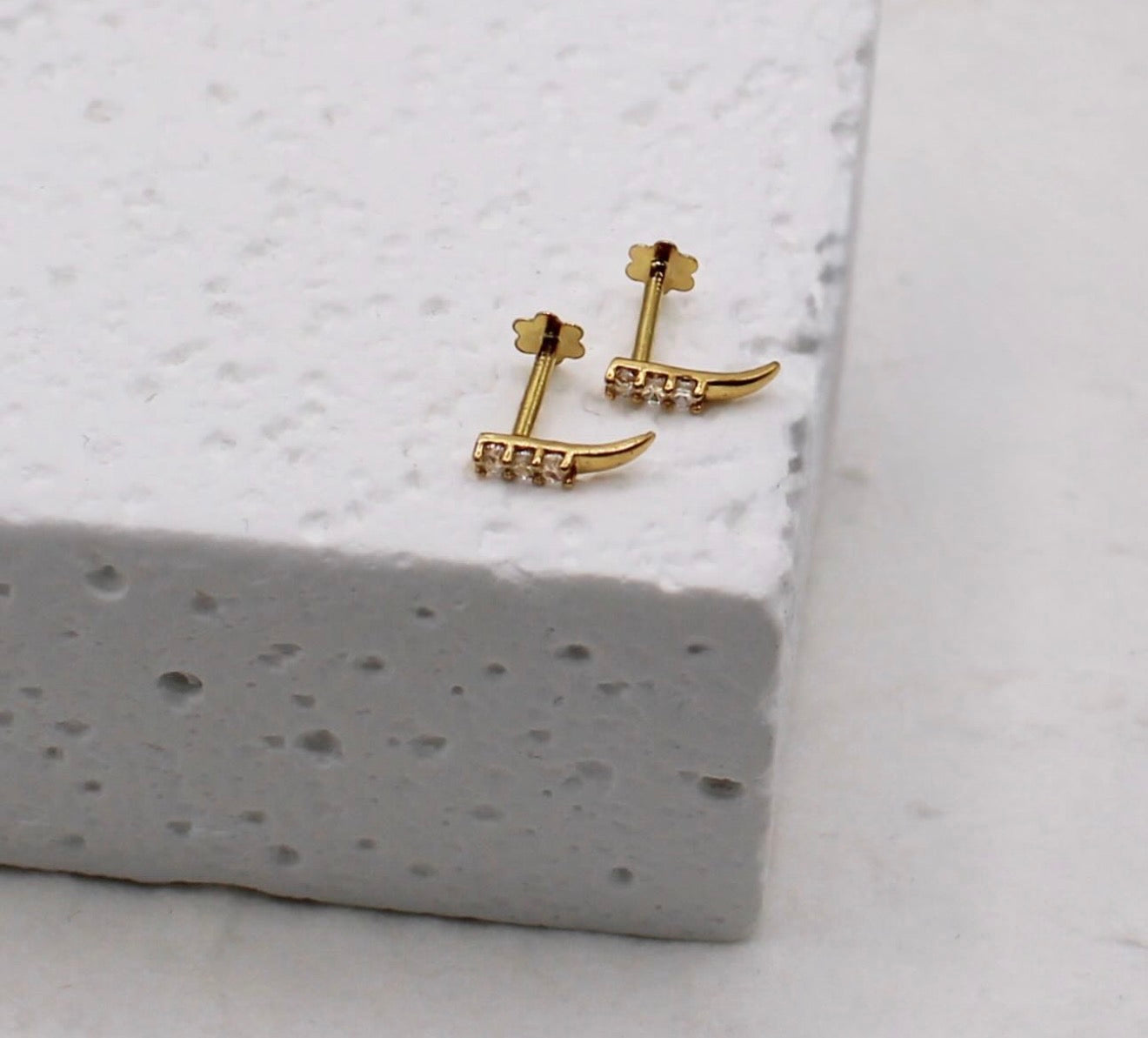 Sparkly Long Studs