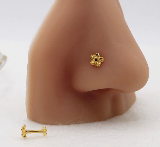 Gold Flower Studs | 18carat