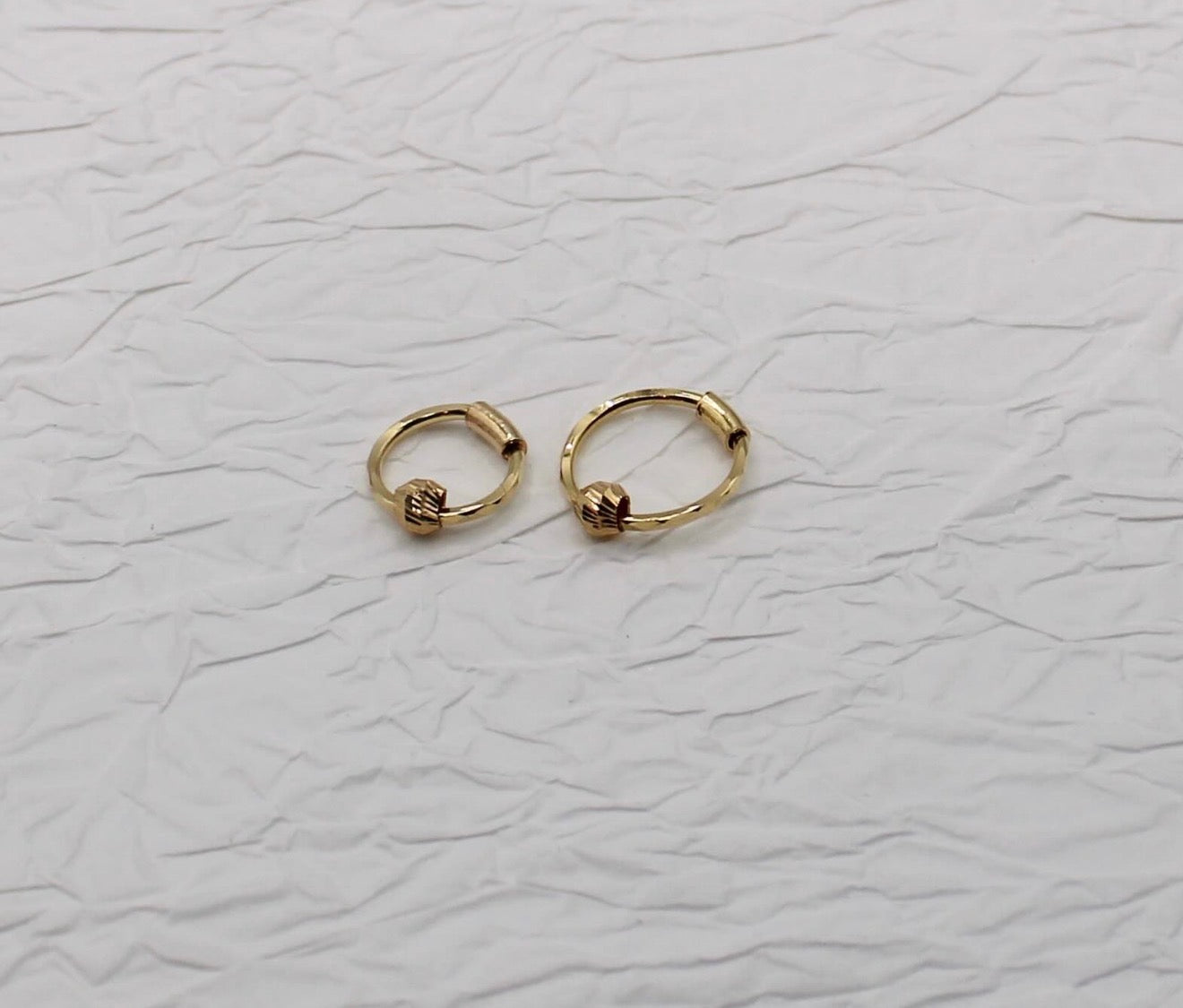 Simple Ball Hoop | 18carat