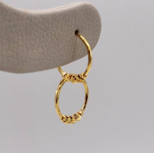 3 Beaded Hoops | 18carat