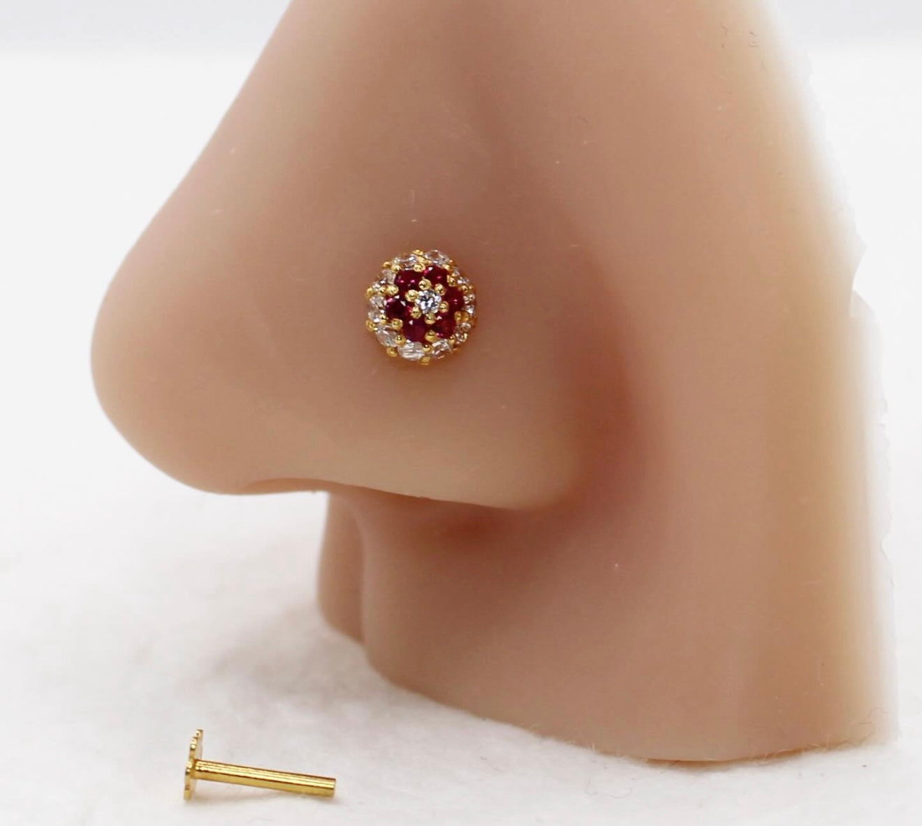 Sparkly Cluster Stud