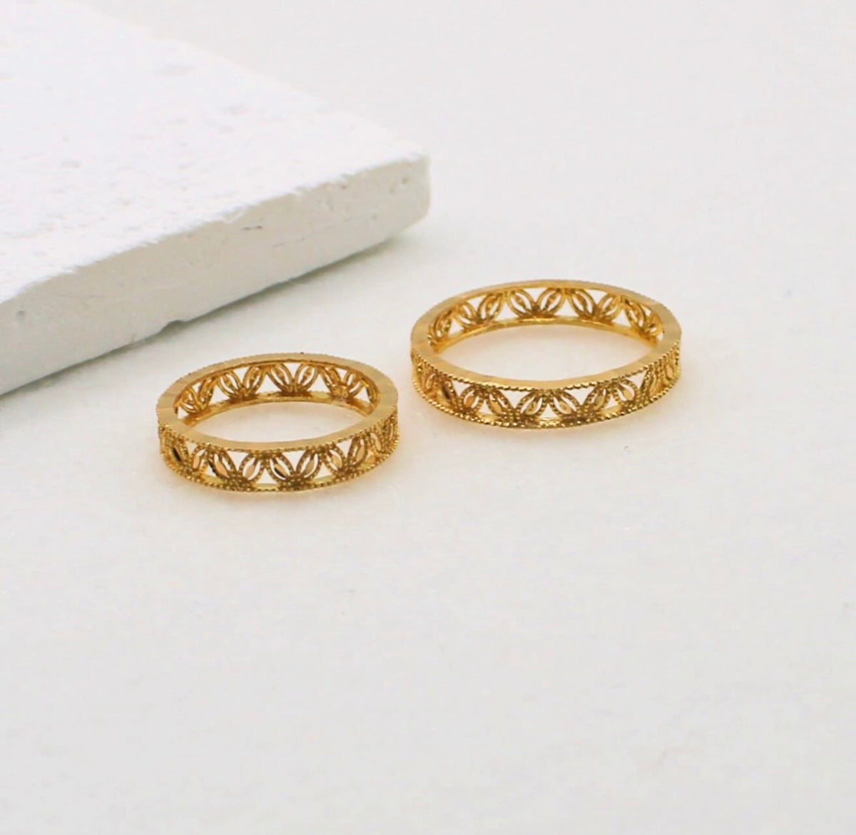 Leafy Filigree Ring | 22carat