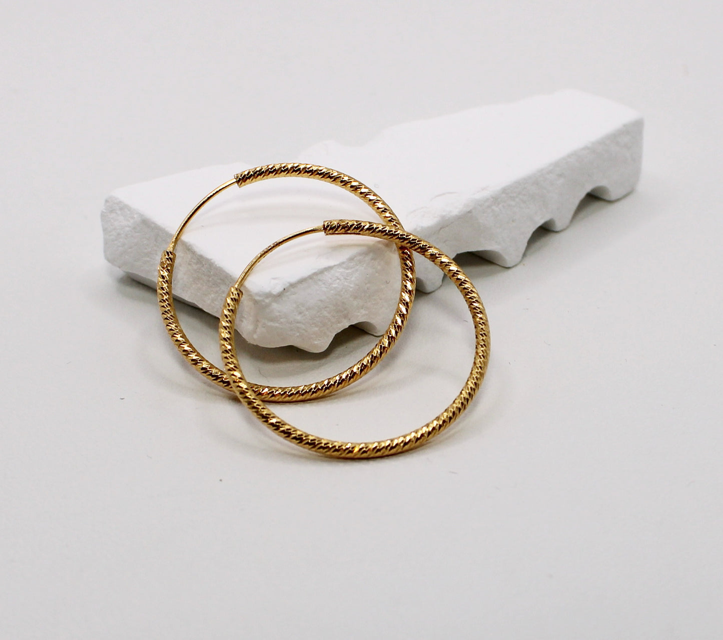 22carat Dainty and Sparkly Hoops