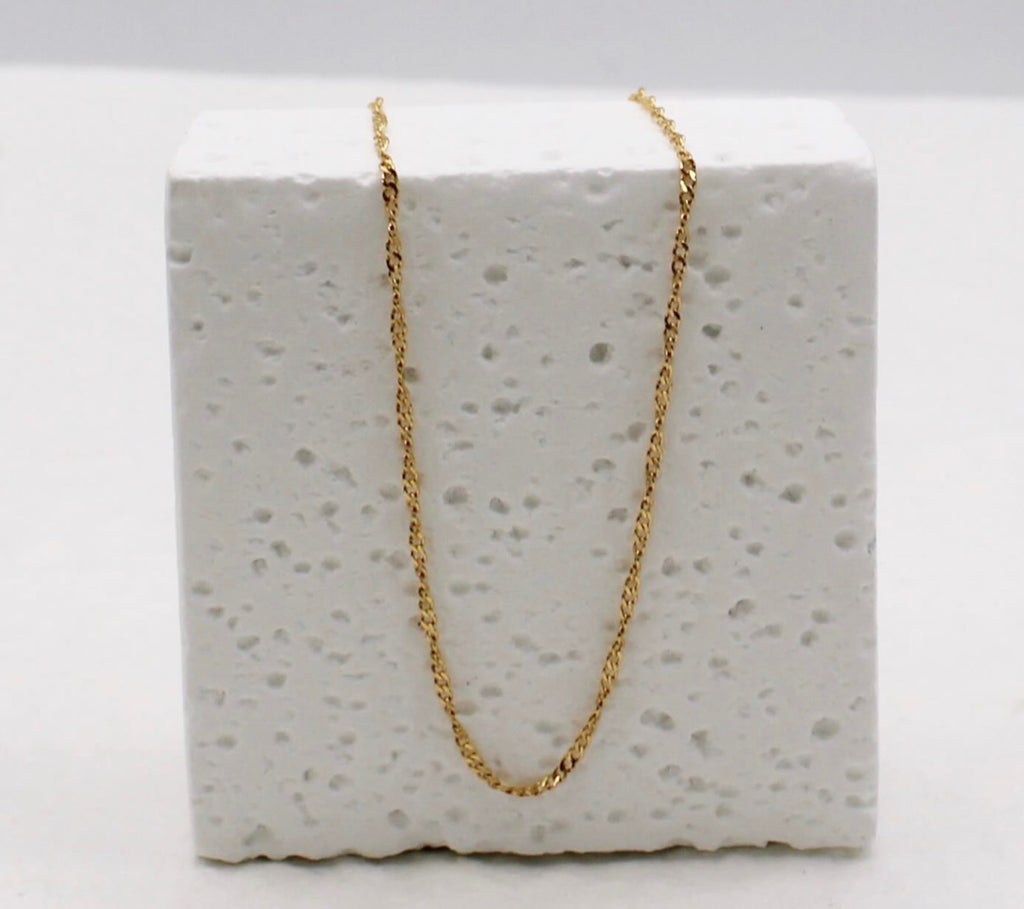 Super Dainty Ripple Chain