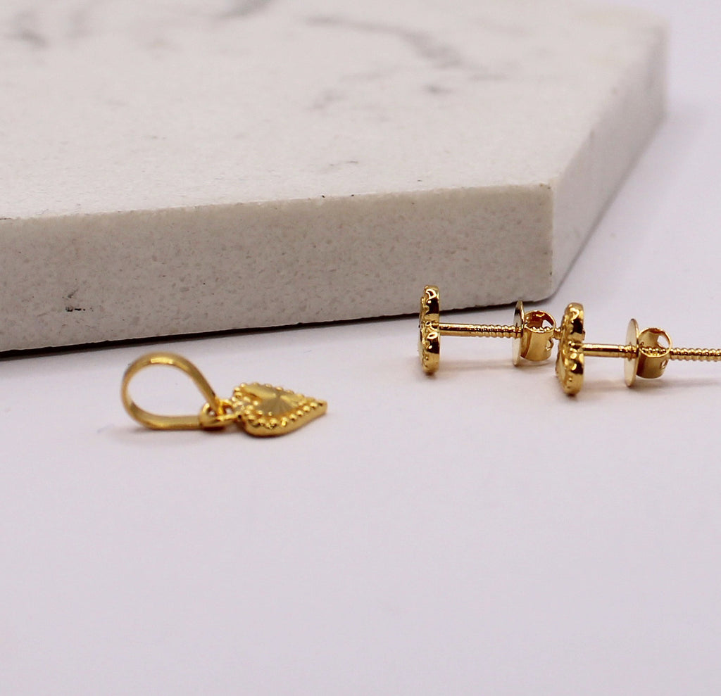 Super-mini Heart Pendant Set