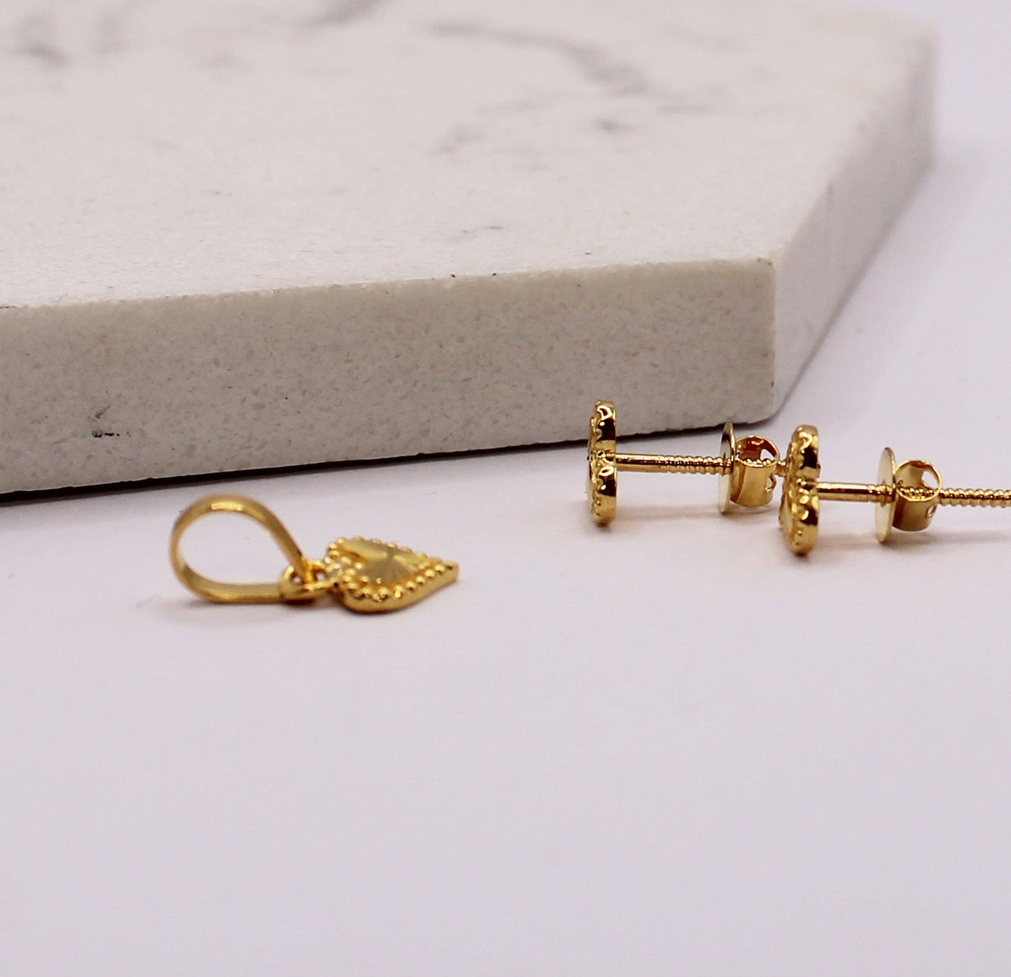 Super-mini Heart Pendant Set