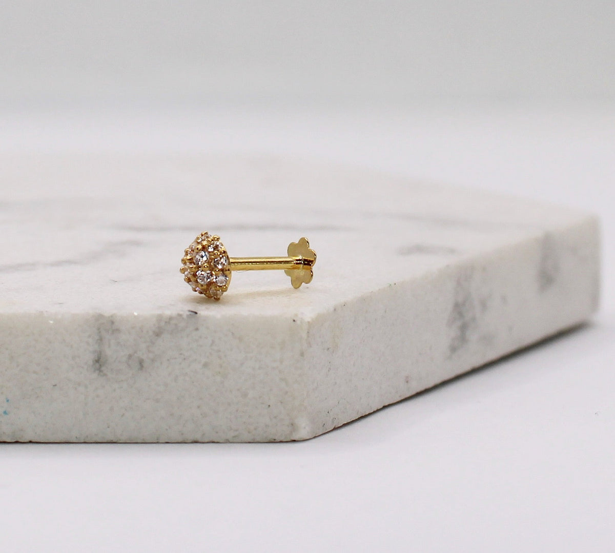 Sparkly Mini Dome Stud