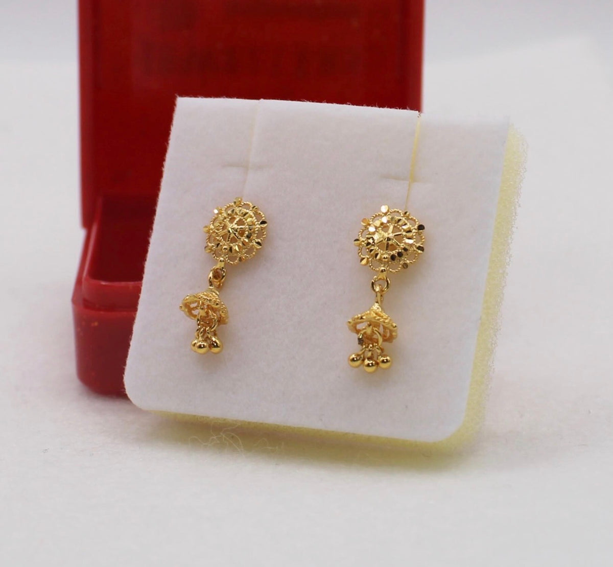 Super Mini Jhumka Studs | 18carat