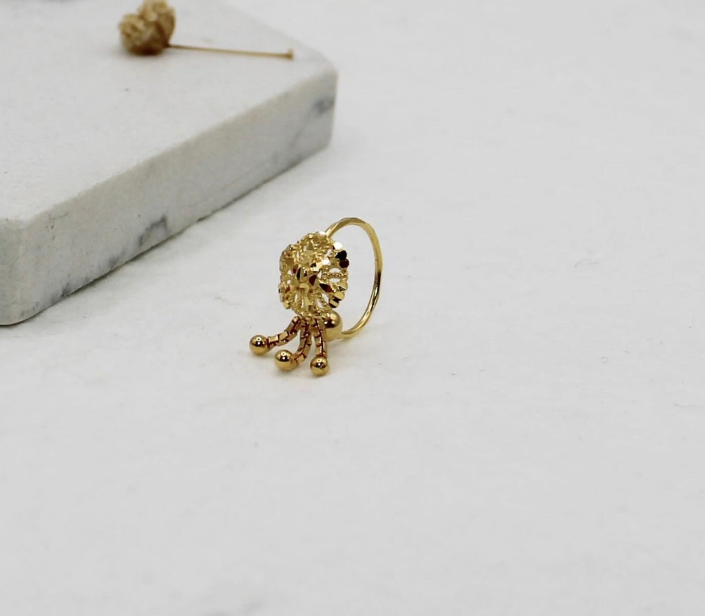 Hexagon detailed Hoop