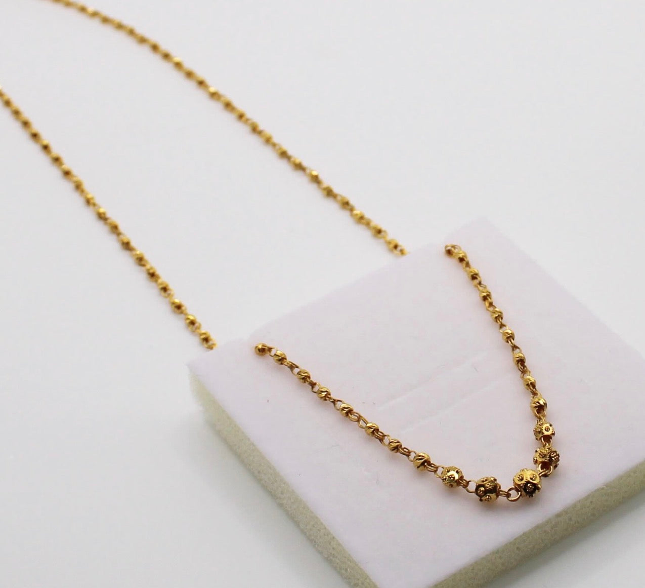 Dainty Beaded Necklace | 20.8inched