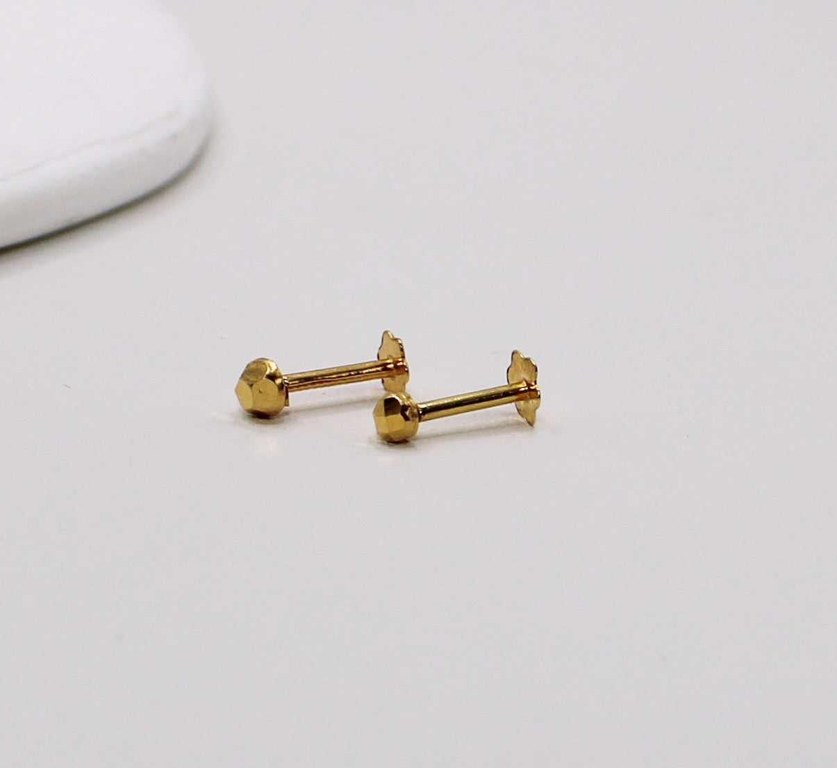 2mm Diamond Cut Studs