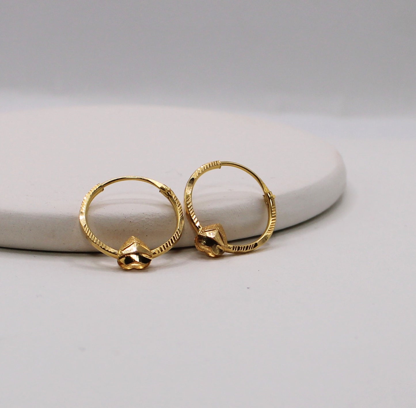 Upside-down Heart Hoops