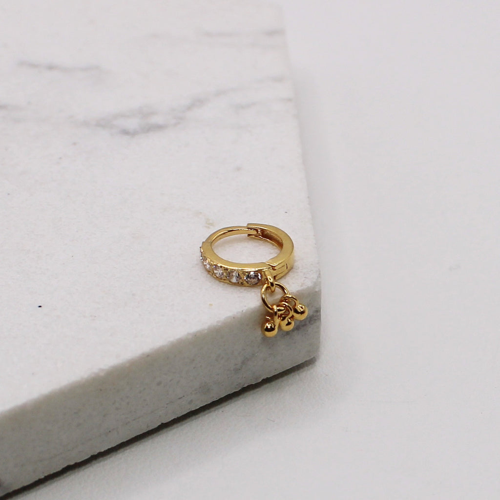 Clean Finish Dangly Hoop | 6.3mm