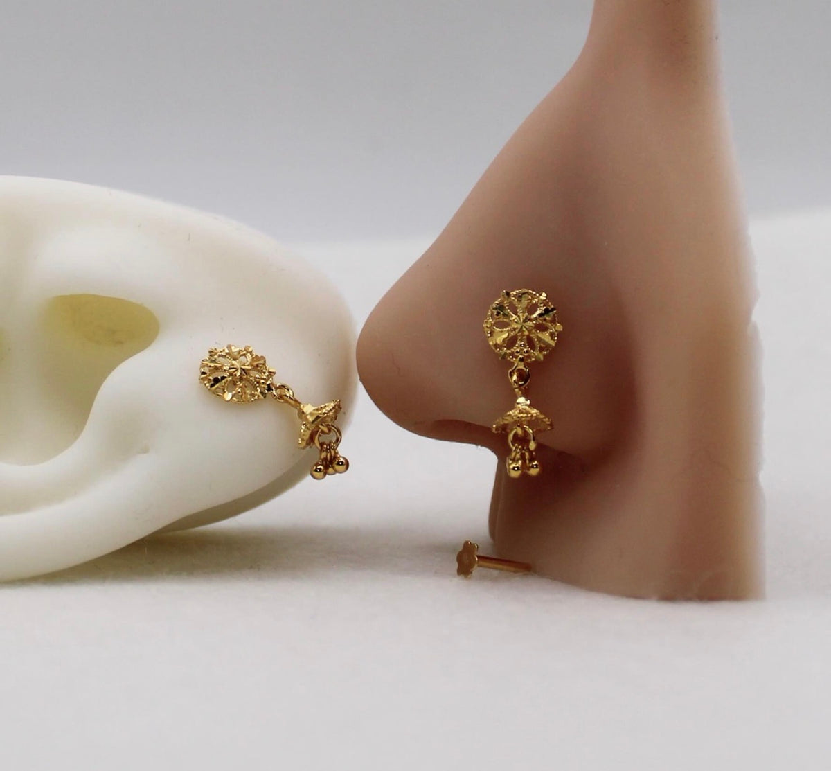 Super-mini Jhumka Studs | 18carat