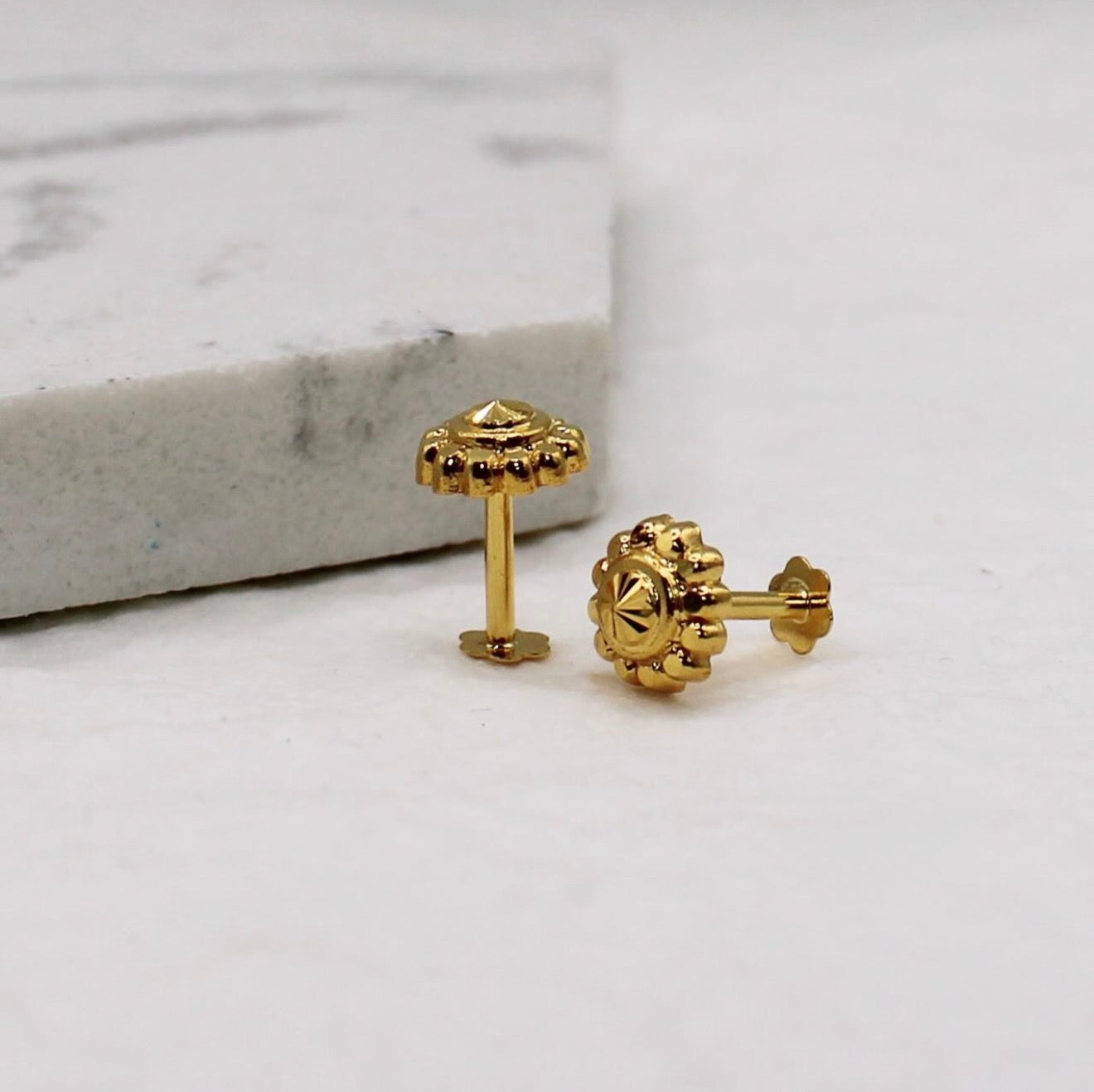 Golden Hollow Studs